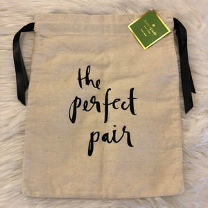 NWT Kate Spade "the perfect pair" shoe bag